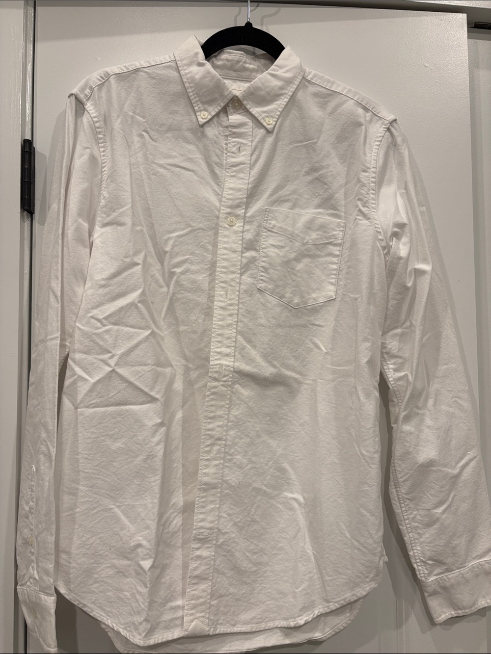GAP White Button-Down Oxford Shirt